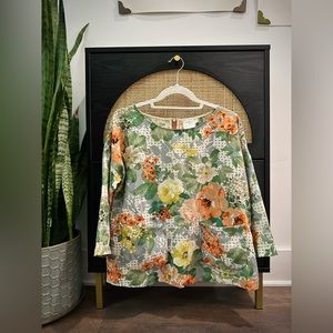 HD in Paris - Anthropologie floral blouse - S